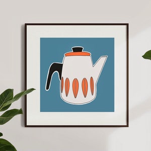 Cathrineholm Coffee Pot Print || Instant Digital Download