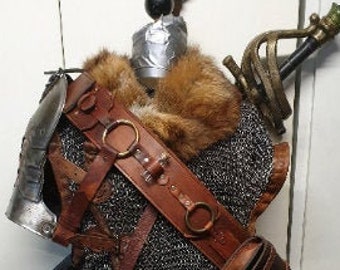 Armure de mercenaire - ARMURE EN CUIR Ensemble complet