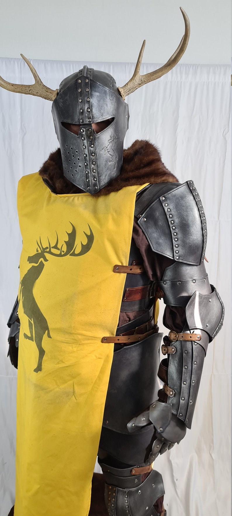 Robert the KING BARATHEON Full LEATHER Armor Set image 2