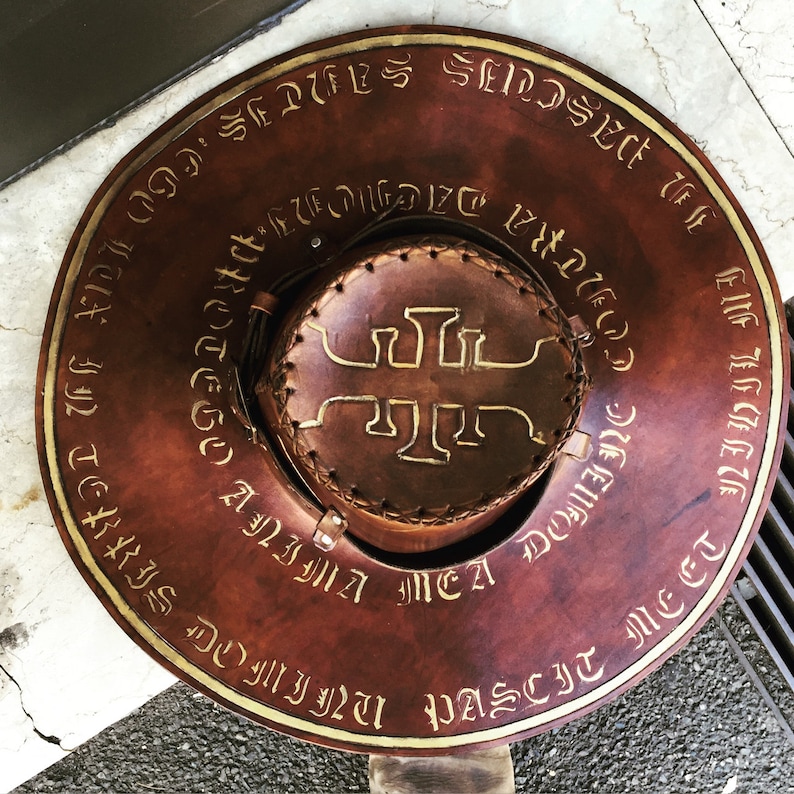 Witch Hunter LEATHER HAT Made on Order Etsy