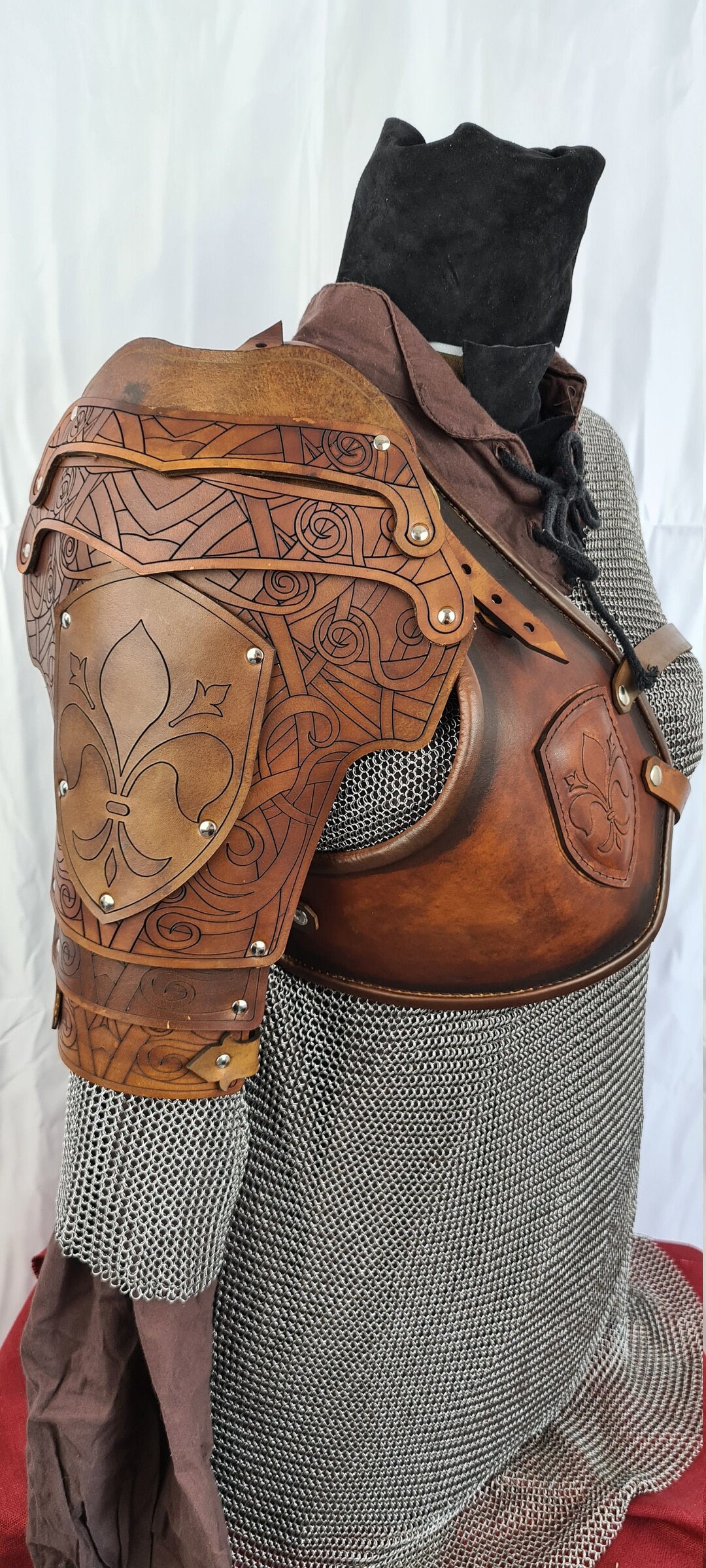 Athos MUSKETEERS LEATHER SHOULDER With Harness - Etsy