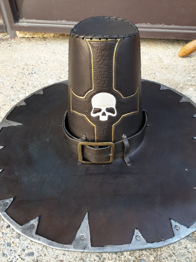 Witch Hunter LEATHER HAT VERMINTIDE Made on Order image 1