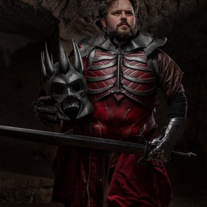 Eredin of the Wild Hunt LEATHER COSPLAY image 2