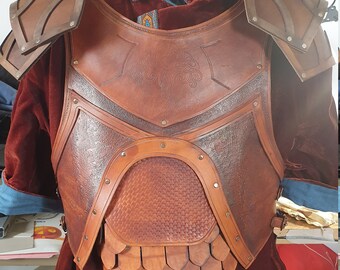 バイキング レザーアーマー - 完全セット 再現 LARP [受注生産] - Etsy