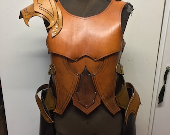 Envy Demon LEATHER ARMOR - COMPLETE Set Reenactment Larp [made on order]