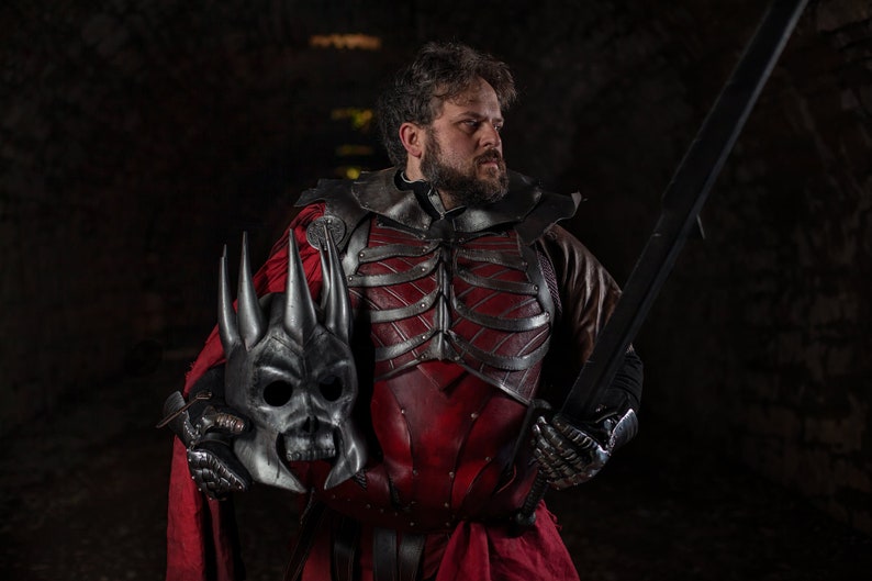 Eredin of the Wild Hunt LEATHER COSPLAY image 4