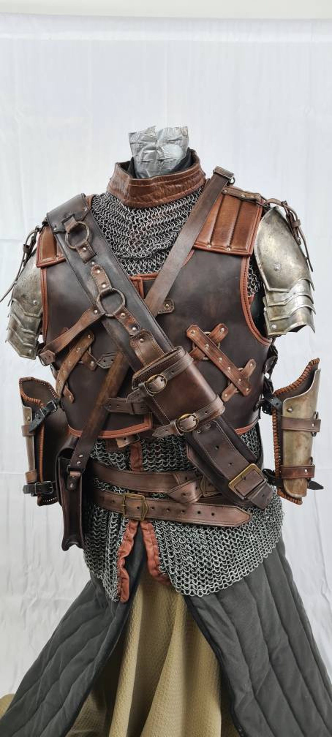 Armure Vipere Grand Maitre Armure légendaire dours grand maître LEATHER ARMOR DELUXE | Etsy