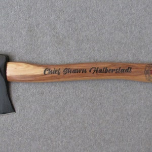 Personalized Firefighter Axe image 1