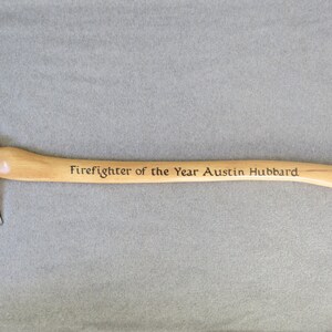 Personalized Firefighter Axe - Large Size Perfect for Promotions and ...