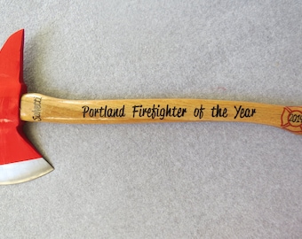 Personalized Firefighter Axe (Medium) - Promotion,  Academy Graduation, Retirement