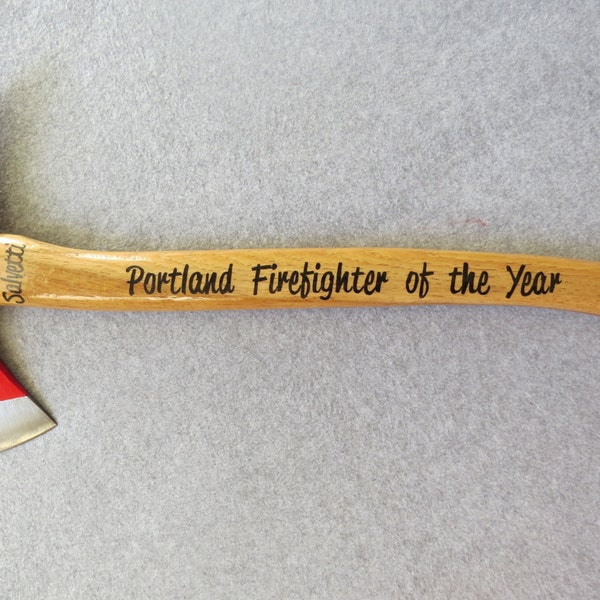 Personalized Firefighter Axe (Medium) - Promotion,  Academy Graduation, Retirement