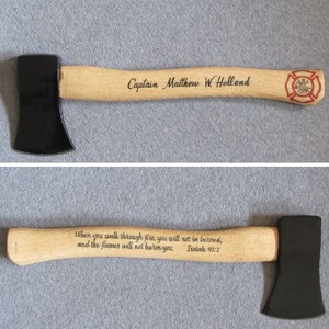 Personalized Firefighter Axe image 4