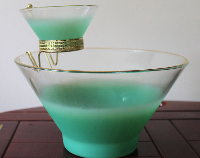 Green Blendo Chip and Dip Set Etsy