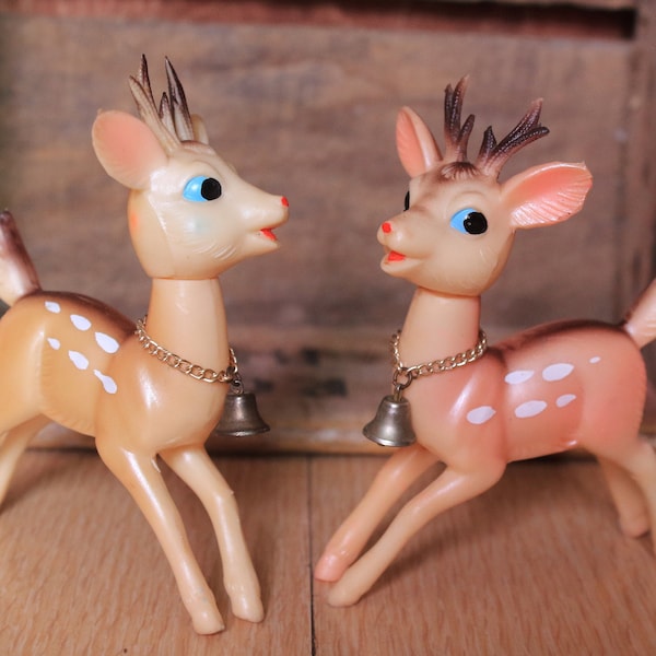 Plastic Reindeer Etsy