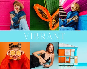 Lebendige Presets/Bold Presets/Desktop und Mobile Lightroom Presets