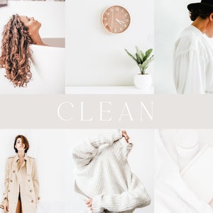 Clean Presets/Desktop and Mobile Lightroom Presets
