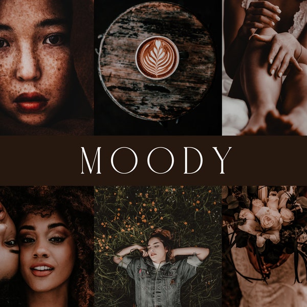 Moody Presets/Desktop and Mobile Lightroom Presets