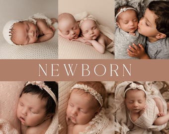 Newborn Photoshop Actions, Skin Smoothing, Red Remover