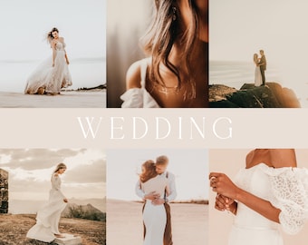 Hochzeit Presets/Desktop und Mobile Lightroom Presets