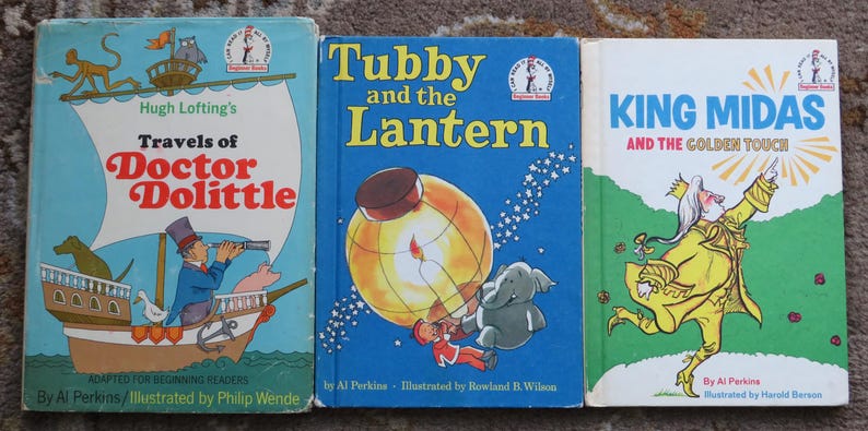 3 Al Perkins Books Tubby and the Lantern, King Midas and the Golden ...