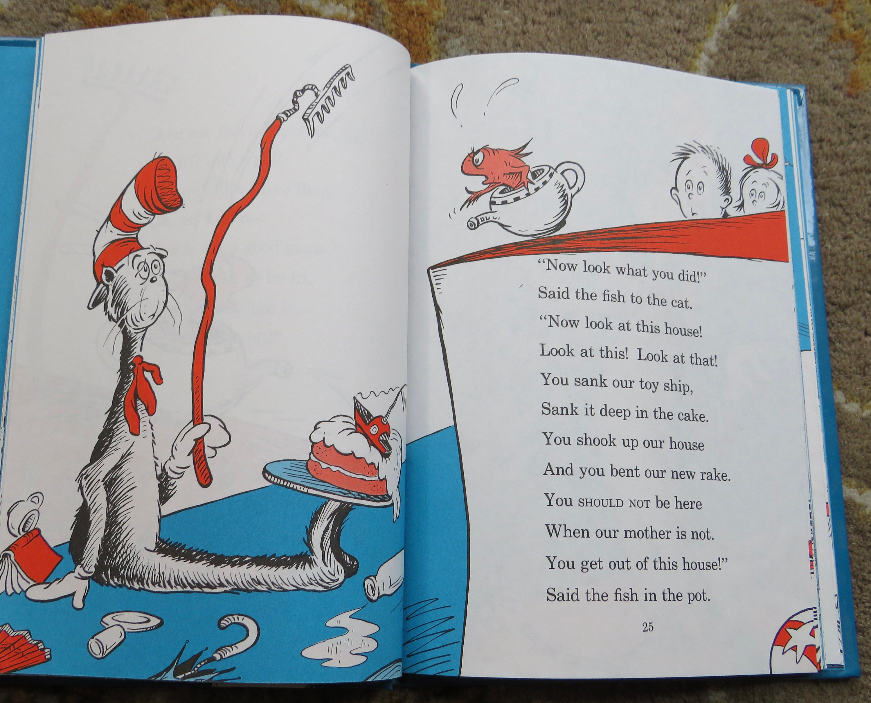 The cat in the hat book pages