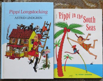 Pippi Longstocking AND Pippi in the South Seas by Astrid Lindgren