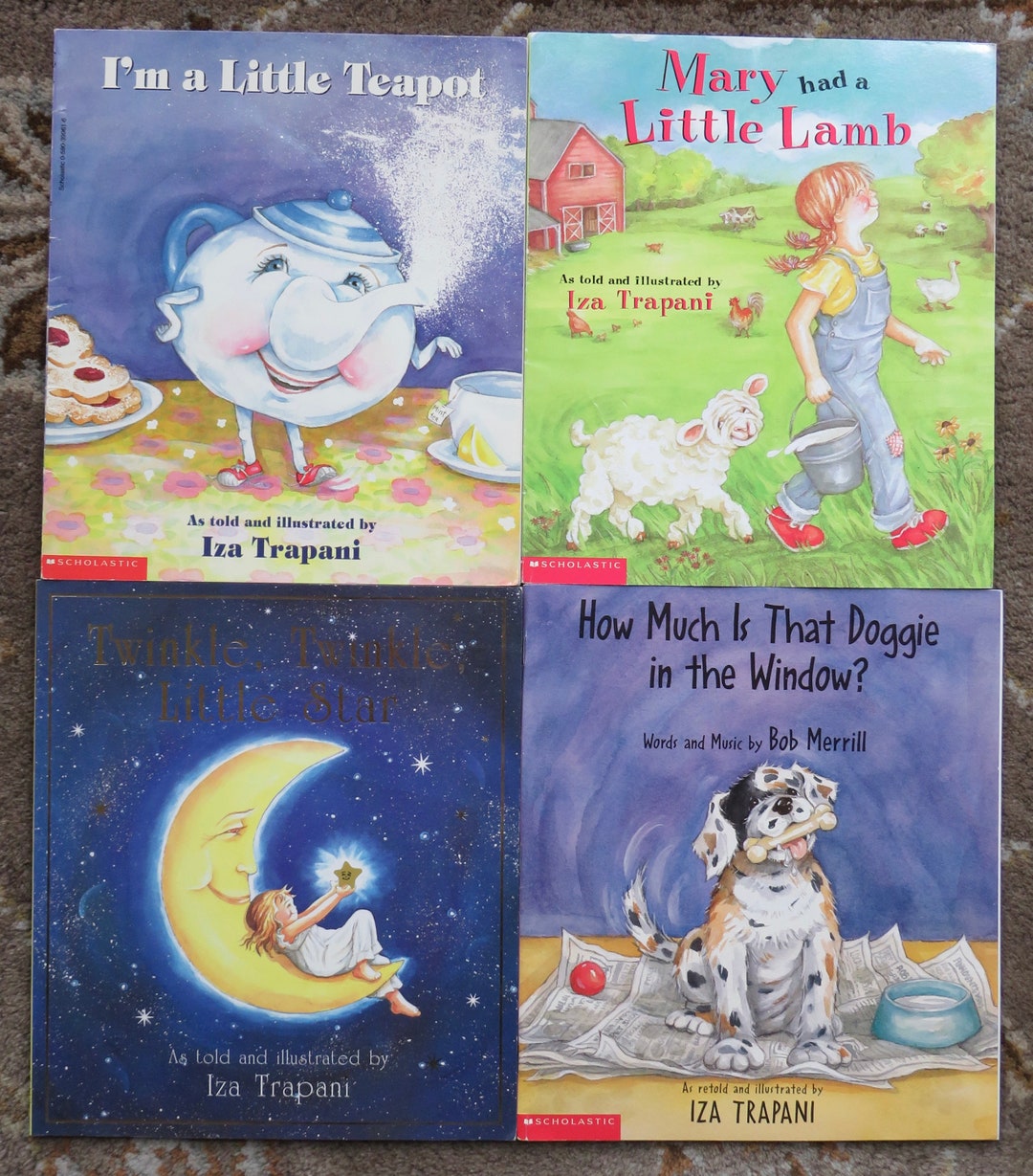 4 Iza Trapani Books Twinkle Twinkle Little Star Mary Had