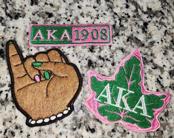 AKA Patch, 1908, Ivy Patches, DIY, Pinkies and Pearls, Military Badge Patch