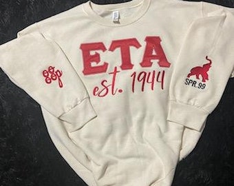Presentes de capítulos, presentes de irmandades, D9, fundada em 1908, 1913, 1920, 1922, moletom e camisetas com letras do time do colégio bordadas com apliques de irmandade.