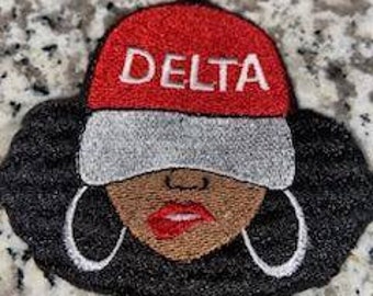 Pretty Girl Hat, DST, Patches, 1913, Gift Ideas, Delta, Delta Girl