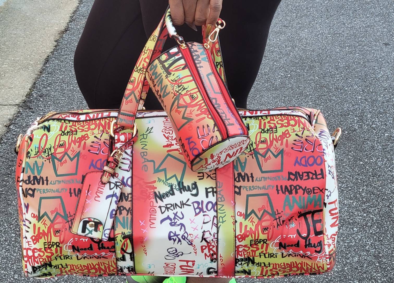 Graffiti Duffel Bag– Boudoir NYC