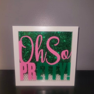 Oh So Pretty Shadow Box