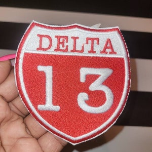 Delta 13 Patch, DIY, Patches, Sew On, Denim Jackets