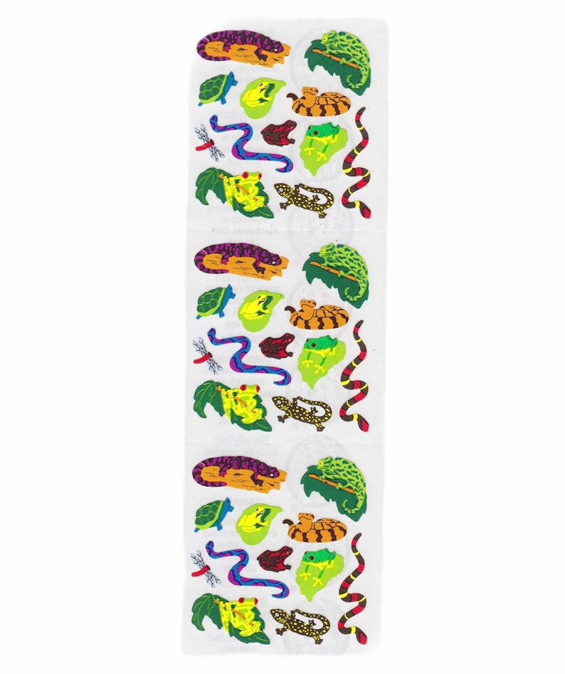 Sandylion Lizards Frogs Snakes Stickers Strip KK341