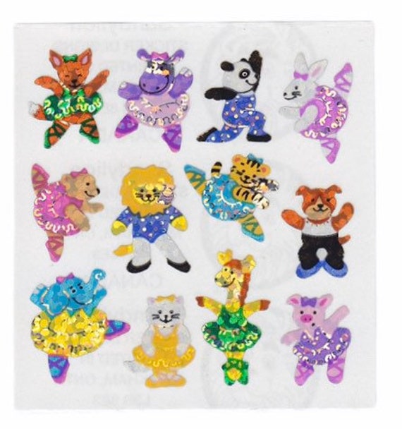 SANDYLION STICKER section 80er 90er papier Chevaux Sticker Autocollant Album