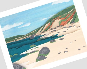Cedar Tree Neck, Martha's Vineyard - Limited Edition Signed Art Print (12x16)