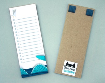 50 page Notepad with Sea Serpent and Seagull (3x8")