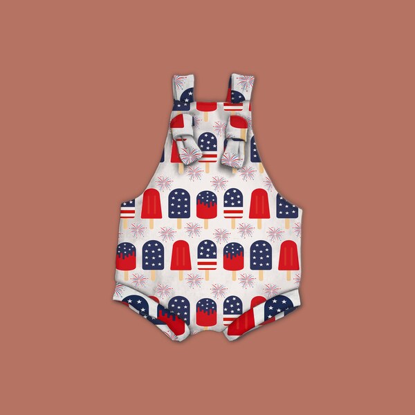 Red White and Blue Baby Girl Outfit Etsy