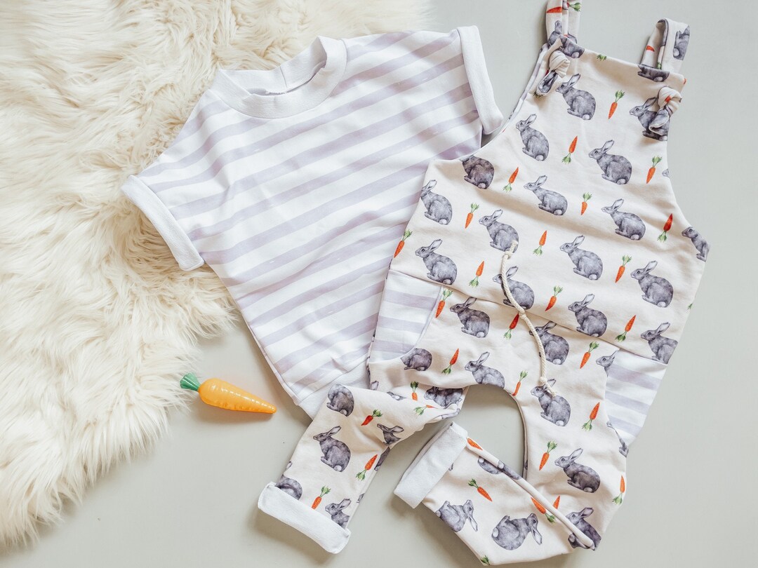 Neonato Pasqua // Bambino Pasqua // Tuta da coniglietto e carota