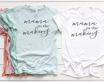 Pregnancy Announcement Shirt // New Baby // Pregnancy Reveal // Mama in the Making