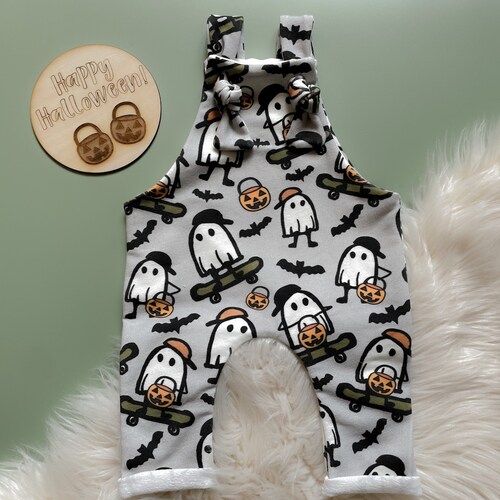 Baby Boy Halloween // Baby Girl Halloween // Retro Ghost and Etsy