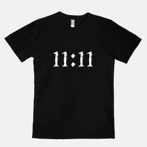 11:11 - T-shirt uniseks T-shirt Elf Elf Numerologie New Age spiritueel universum cadeau engelnummers T-shirt cadeau