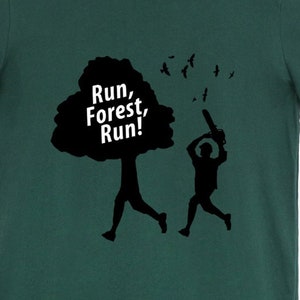 Run, Forest, Run Unisex T-Shirt Tee Funny Trees Environment Nature Inspirational Shirt Environmental Shirt Climate Gift Eco 11:11 image 4