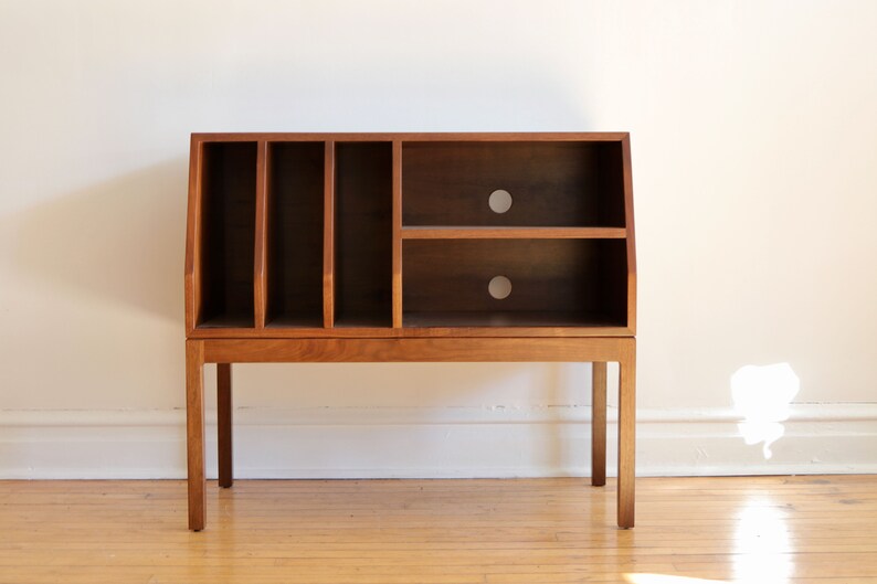 ELLE Handmade Mid Century Modern Inspired Media Console Etsy