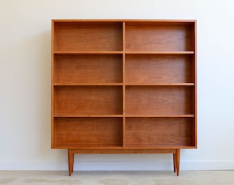 FIELDS - Handmade Mid Century Modern Inspired Minimalist Bookshelf - Made in USA!