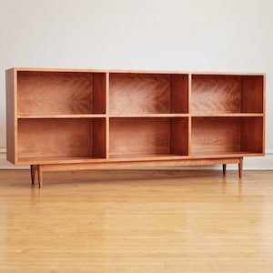 5&#39; or 6&#39; GEORGIA - Handmade Mid Century Modern Inspired Bookshelf