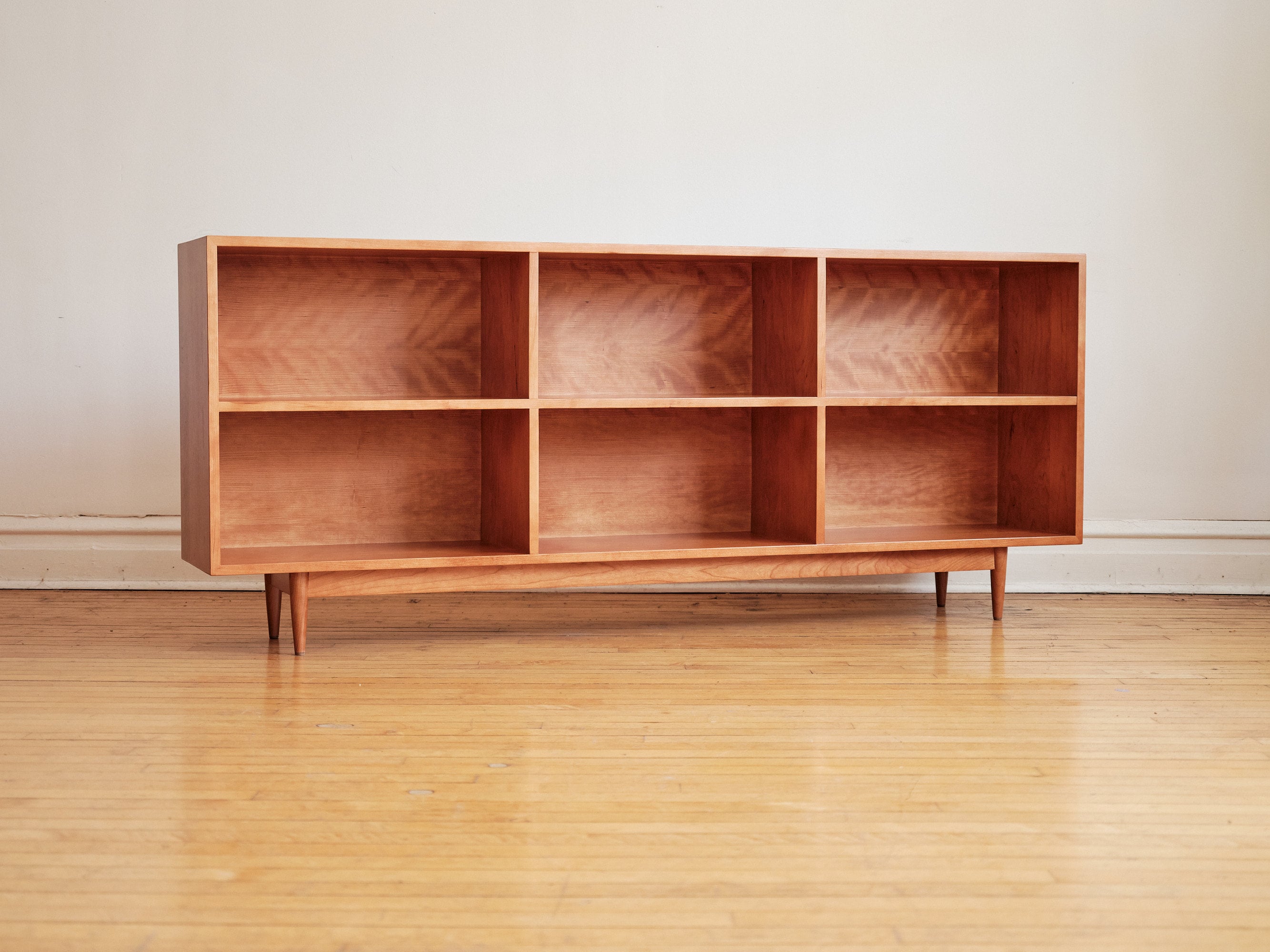 5' or 6' GEORGIA - Handmade Mid Century Modern Inspired Bookshelf