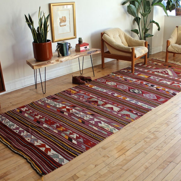 Vintage Turkish Kilim Rug // Esin //  FREE SHIPPING in USA!!