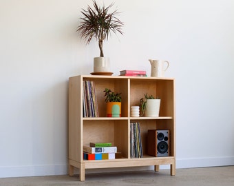 JUNO - Handmade Mid Century Modern Inspired Record Shelf or Kids Shelf