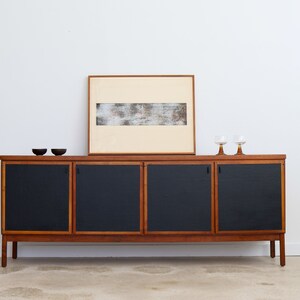 Refinished Mid Century Modern Walnut Sideboard by Jack Cartwright